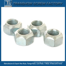 Tamaño M8 DIN980V Acero al carbono Todo Metal Lock Hex Nut